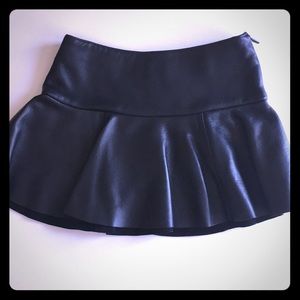 Ralph Lauren little girls lambskin skirt
